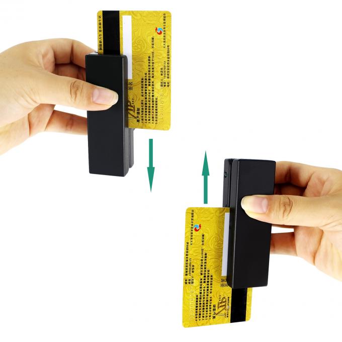 Testa magnetica di banda magnetica di 3 piste del doppio programmabile del lettore con porta USB